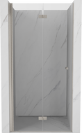 Mexen Mist-F portes de douche pliantes à gauche 110 cm, transparentes, nickel brossé - 8A6-110-000-97-00-L