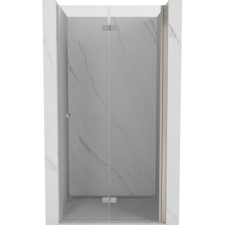 Mexen Mist-F porte de douche pliable droite 65 cm, transparent, nickel brossé - 8A6-065-000-97-00-P