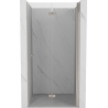 Mexen Mist-F porte de douche pliable droite 65 cm, transparent, nickel brossé - 8A6-065-000-97-00-P