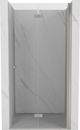 Mexen Mist-F portes de douche pliantes à droite 75 cm, transparent, nickel brossé - 8A6-075-000-97-00-P