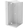 Mexen Mist-F cabine de douche pliante gauche 70 x 70 cm, transparente, blanche - 8A6T-070-070-20-00-L