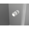 Mexen Mist-F cabine de douche pliante gauche 90 x 70 cm, transparente, blanche - 8A6T-090-070-20-00-L