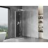 Mexen Mist-F cabine de douche pliante gauche 80 x 80 cm, transparente, blanche - 8A6T-080-080-20-00-L
