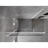Mexen Mist-F cabine de douche pliante gauche 70 x 85 cm, transparente, blanche - 8A6T-070-085-20-00-L