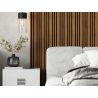 Mexen Lam-F Slim 01 lamelles murales acoustiques 280 x 36,5 cm, feutre 9 mm, placage technique, Chêne Naturel - S107-280-01-042