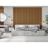 Mexen Lam-F Slim 01 lamelles murales acoustiques 280 x 36,5 cm, feutre 9 mm, placage technique, Chêne Naturel - S107-280-01-042
