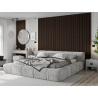 Mexen Lam-F Slim 01 lamelles murales acoustiques 280 x 36,5 cm, feutre 9 mm, placage technique, Chêne Mocca - S107-280-01-045