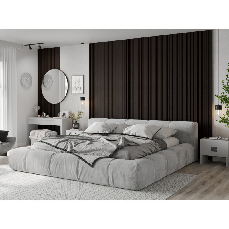Mexen Lam-F Slim 01 panneaux muraux acoustiques 280 x 36,5 cm, feutre 9 mm, placage technique, Chêne Noir - S107-280-01-046
