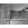 Mexen Mist-F cabine de douche pliante gauche 85 x 95 cm, transparent, blanche - 8A6T-085-095-20-00-L