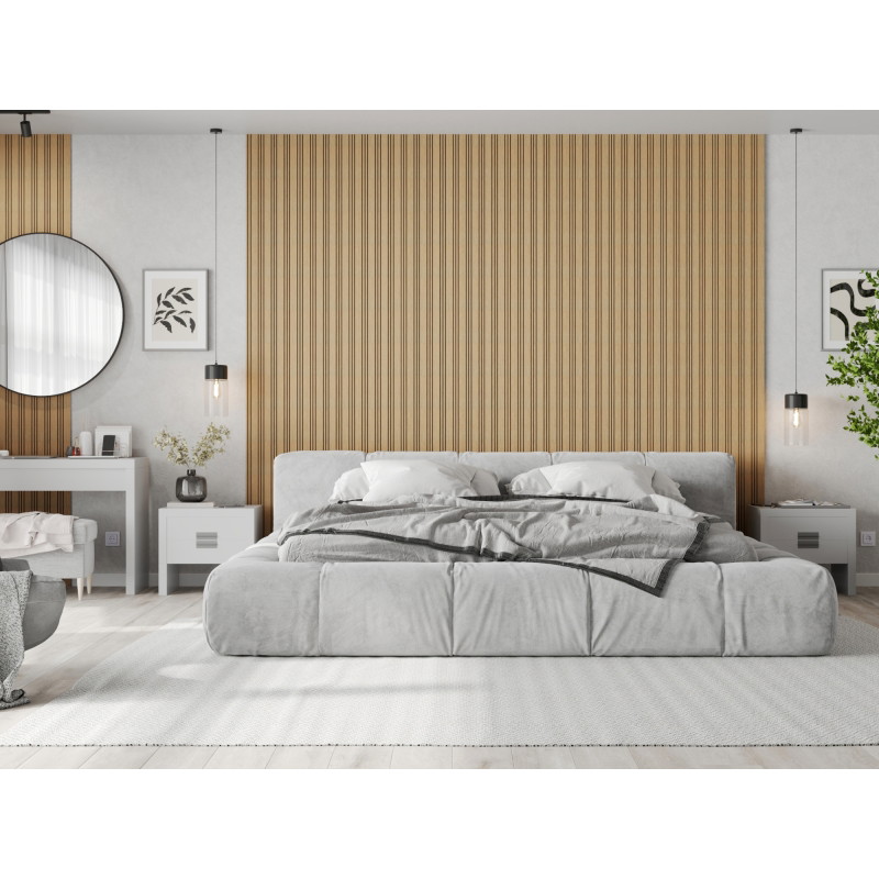 Mexen Lam-F Nano 01 lames murales acoustiques 280 x 32,4 cm, feutre 9 mm, placage technique, Chêne Classique - S108-280-01-041