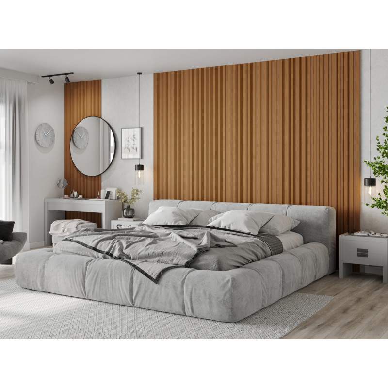 Mexen Lam-F Nano 01 panneaux muraux acoustiques 280 x 32,4 cm, feutre 9 mm, placage technique, Chêne Naturel - S108-280-01-042