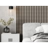 Mexen Lam-F Nano 01 lamelles murales acoustiques 280 x 32,4 cm, feutre 9 mm, placage technique, Chêne Gris - S108-280-01-043