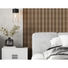 Mexen Lam-F Nano 01 lames murales acoustiques 280 x 32,4 cm, feutre 9 mm, placage technique, Noyer Foncé - S108-280-01-044