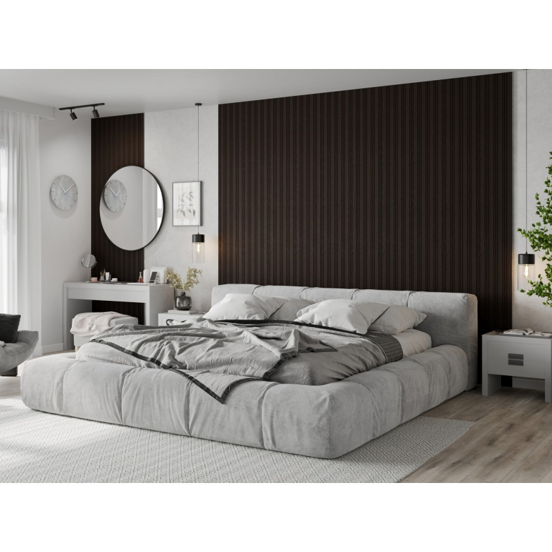 Mexen Lam-F Nano 01 lamelles murales acoustiques 280 x 32,4 cm, feutre 9 mm, placage technique, Chêne Noir - S108-280-01-046