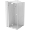 Mexen Mist-F cabine de douche pliante gauche 110 x 110 cm, transparent, blanc - 8A6T-110-110-20-00-L