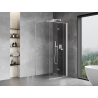 Mexen Mist-F cabine de douche pliante droite 70 x 70 cm, transparent, blanche - 8A6T-070-070-20-00-P
