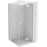 Mexen Mist-F cabine de douche pliante droite 70 x 70 cm, transparent, blanche - 8A6T-070-070-20-00-P