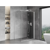 Mexen Mist-F cabine de douche pliante droite 90 x 70 cm, transparente, blanche - 8A6T-090-070-20-00-P