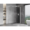 Mexen Mist-F cabine de douche pliable droite 120 x 80 cm, transparent, blanche - 8A6T-120-080-20-00-P