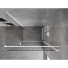 Mexen Mist-F cabine de douche pliante droite 80 x 90 cm, transparent, blanche - 8A6T-080-090-20-00-P