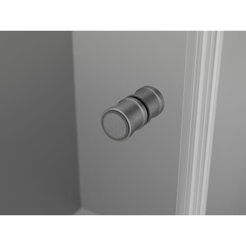 Mexen Mist-F cabine de douche repliable gauche 100 x 70 cm, transparent, gris fusil brossé - 8A6T-100-070-66-00-L
