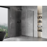 Mexen Mist-F cabine de douche pliante gauche 120 x 95 cm, transparent, gris canon brossé - 8A6T-120-095-66-00-L