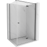 Mexen Mist-F cabine de douche pliante droite 90 x 75 cm, transparent, gris canon brossé - 8A6T-090-075-66-00-P