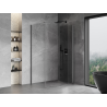 Mexen Mist-F cabine de douche pliante droite 100 x 80 cm, transparent, gris canon brossé - 8A6T-100-080-66-00-P