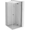 Mexen Mist-F cabine de douche pliante droite 110 x 110 cm, transparent, gris fusil brossé - 8A6T-110-110-66-00-P