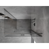 Mexen Mist-F cabine de douche pliante droite 110 x 120 cm, transparente, gris canon brossé - 8A6T-110-120-66-00-P