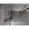 Mexen Mist-F cabine de douche pliante gauche 105 x 85 cm, transparent, métal canon - 8A6T-105-085-95-00-L