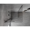 Mexen Mist-F cabine de douche pliante gauche 95 x 95 cm, transparent, métal gun - 8A6T-095-095-95-00-L