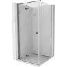 Mexen Mist-F cabine de douche pliante gauche 120 x 120 cm, transparente, métal canon - 8A6T-120-120-95-00-L
