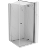Mexen Mist-F cabine de douche pliante droite 100 x 100 cm, transparent, métal gun - 8A6T-100-100-95-00-P