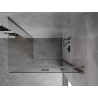 Mexen Mist-F cabine de douche pliante droite 100 x 110 cm, transparent, métal canon - 8A6T-100-110-95-00-P