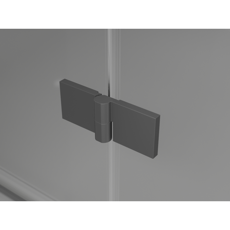Mexen Mist-F cabine de douche pliante droite 110 x 110 cm, transparente, métal gris - 8A6T-110-110-95-00-P