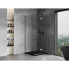 Mexen Mist-F cabine de douche pliante droite 120 x 120 cm, transparent, gun metal - 8A6T-120-120-95-00-P
