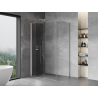 Mexen Mist-F cabine de douche pliante gauche 85 x 70 cm, transparent, nickel brossé - 8A6T-085-070-97-00-L