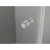 Mexen Mist-F cabine de douche pliante gauche 115 x 70 cm, transparent, nickel brossé - 8A6T-115-070-97-00-L