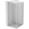 Mexen Mist-F cabine de douche pliante gauche 75 x 75 cm, transparent, nickel brossé - 8A6T-075-075-97-00-L