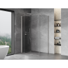 Mexen Mist-F cabine de douche pliante gauche 115 x 85 cm, transparent, nickel brossé - 8A6T-115-085-97-00-L
