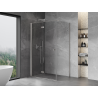 Mexen Mist-F cabine de douche pliante gauche 115 x 85 cm, transparent, nickel brossé - 8A6T-115-085-97-00-L