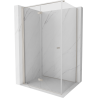 Mexen Mist-F cabine de douche pliante gauche 115 x 85 cm, transparent, nickel brossé - 8A6T-115-085-97-00-L