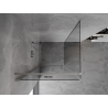 Mexen Mist-F cabine de douche pliante gauche 110 x 110 cm, transparent, nickel brossé - 8A6T-110-110-97-00-L