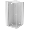 Mexen Mist-F Duo cabine de douche pliante 110 x 110 cm, transparent, blanc - 8A6-110L-110P-20-00
