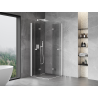 Mexen Mist-F Cabine de douche pliante Duo 120 x 120 cm, transparente, blanche - 8A6-120L-120P-20-00