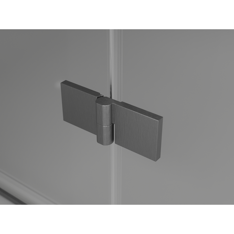 Mexen Mist-F Duo cabine de douche pliante droite 70 x 75 cm, transparent, gris canon brossé - 8A6-070L-075P-66-00