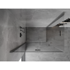 Mexen Mist-F Duo cabine de douche pliante gauche 90 x 85 cm, transparent, gris canon brossé - 8A6-090L-085P-66-00