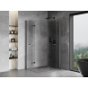 Mexen Mist-F Duo cabine de douche pliante droite 70 x 90 cm, transparent, gris canon brossé - 8A6-070L-090P-66-00
