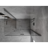 Mexen Mist-F Duo cabine de douche pliante droite 80 x 110 cm, transparent, gris canon brossé - 8A6-080L-110P-66-00